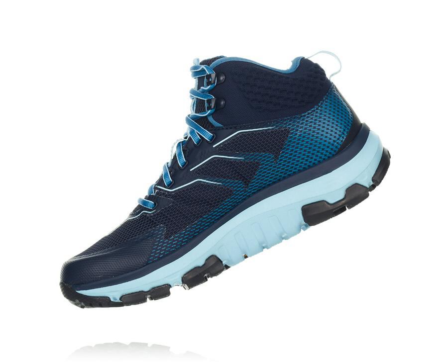 Hoka One One Yürüyüş Botları Kadın Mavi - Toa Gore-Tex - BW0683492